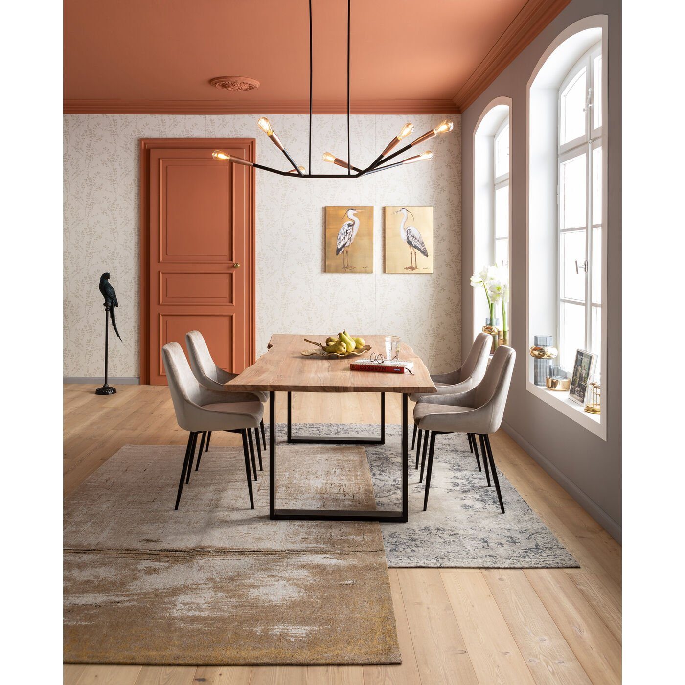 Kare Design Stuhl East Side, Samt-Optik