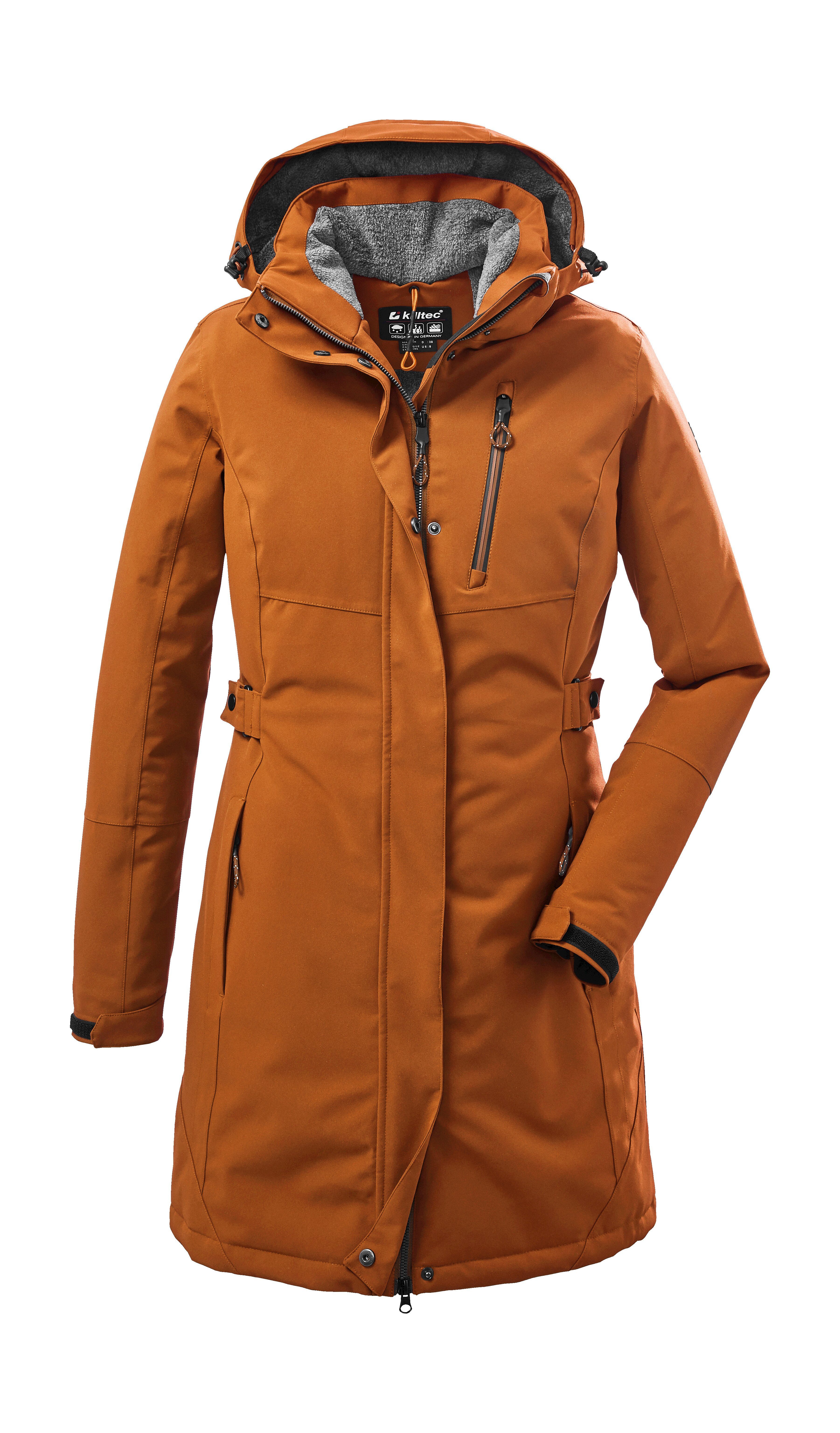 Killtec Parka KOW 165 WMN PRK Wasser- und winddichter Parka mit Teddyfleece und abnehmbarer Kapuze