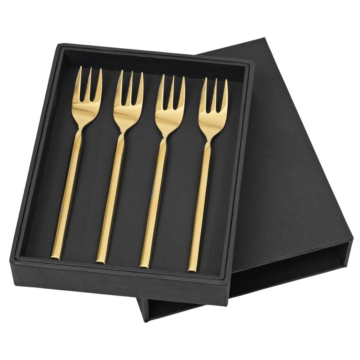 Broste Copenhagen Besteck-Set TVIS Kuchengabel titanium rose gold 4tlg., Edelstahl 18/8, Tvis Kuchengabel