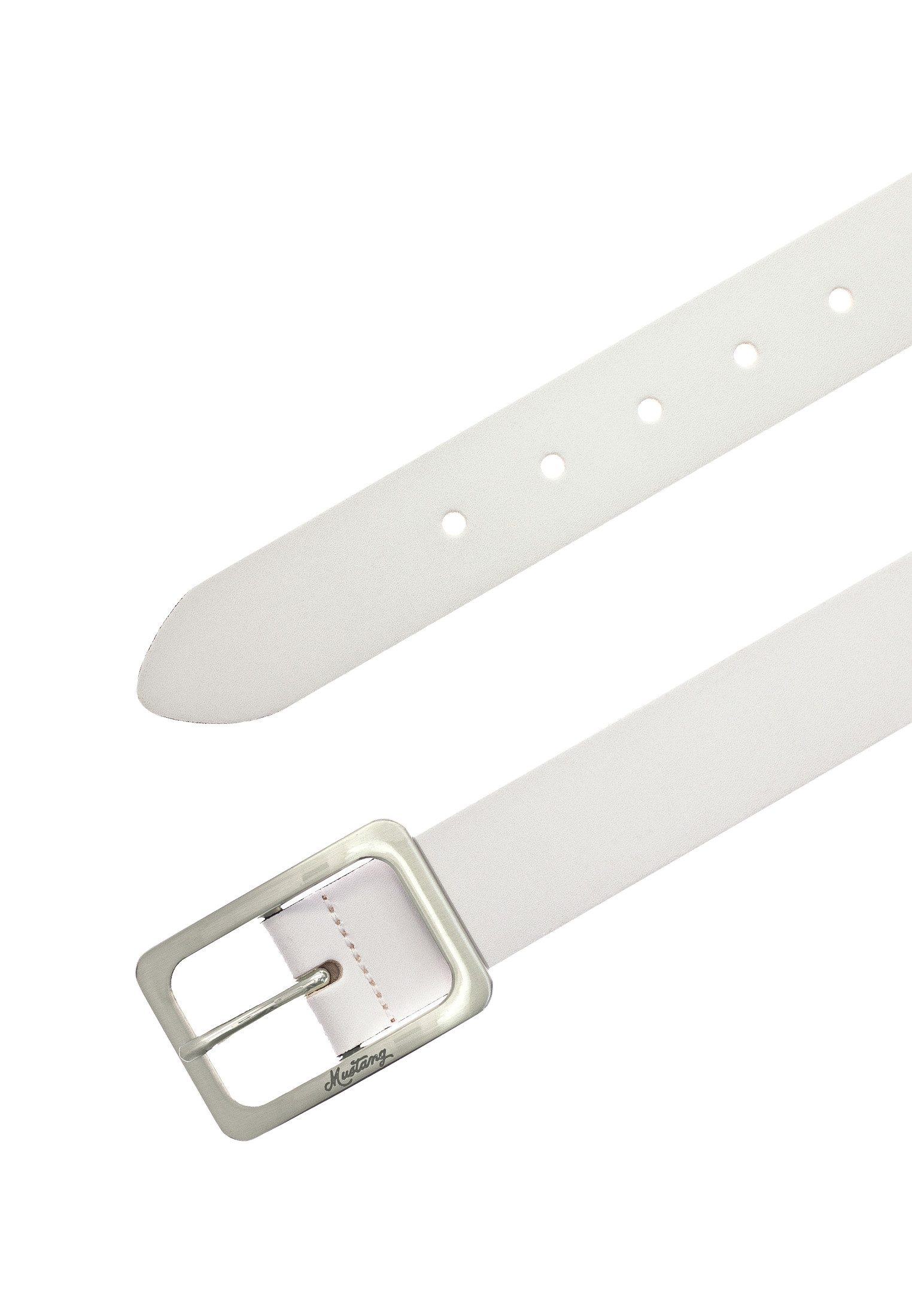 MUSTANG Ledergürtel "Rachel" Eckige, mattfarbene Schließe, 3,5 cm