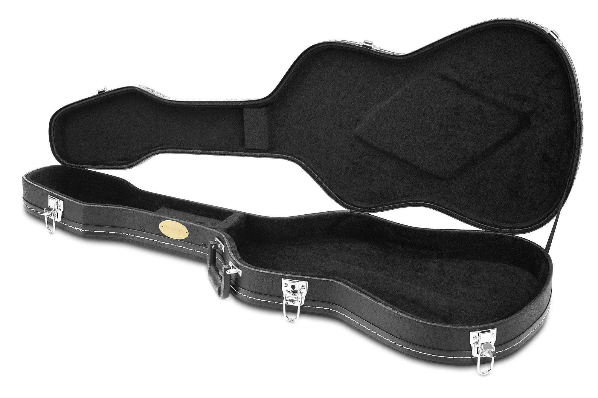 Spielzeug Zubehör für Musikinstrumente Rocktile Gitarrentasche 4/4 E-Gitarrenkoffer Deluxe gepolstert Gigbag (integriertes Stauf