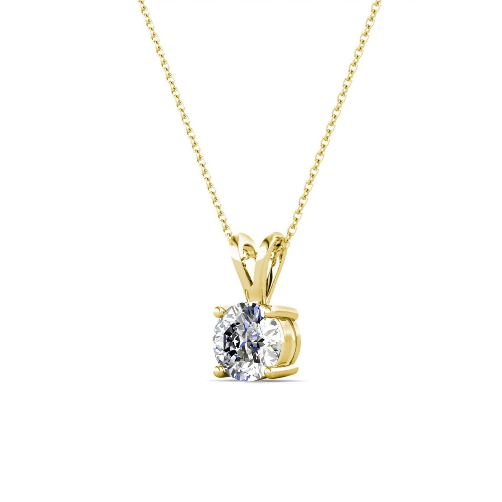 Ella Eisvogel Schmuckset Crystal Mia Schmuckset (Gold, Zirkonia-Kristall), 18 Karat