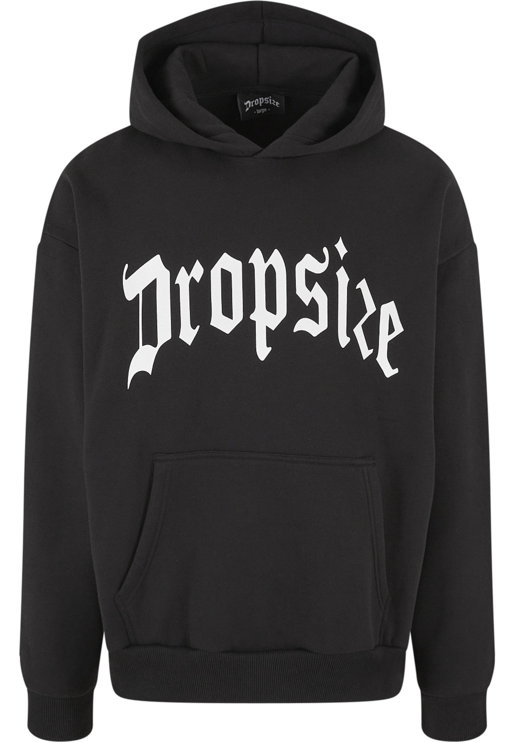 Kapuzensweatshirt Dropsize Herren Heavy Logo Design Hoodie