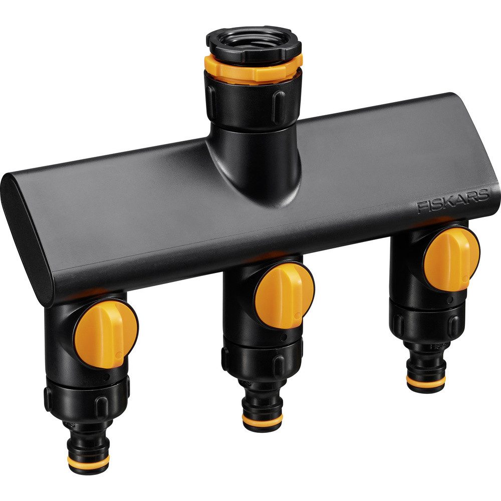 Fontänenaufsatz Fiskars 1070578 Comfort 3-Wege-Verteiler mit Regulierventil