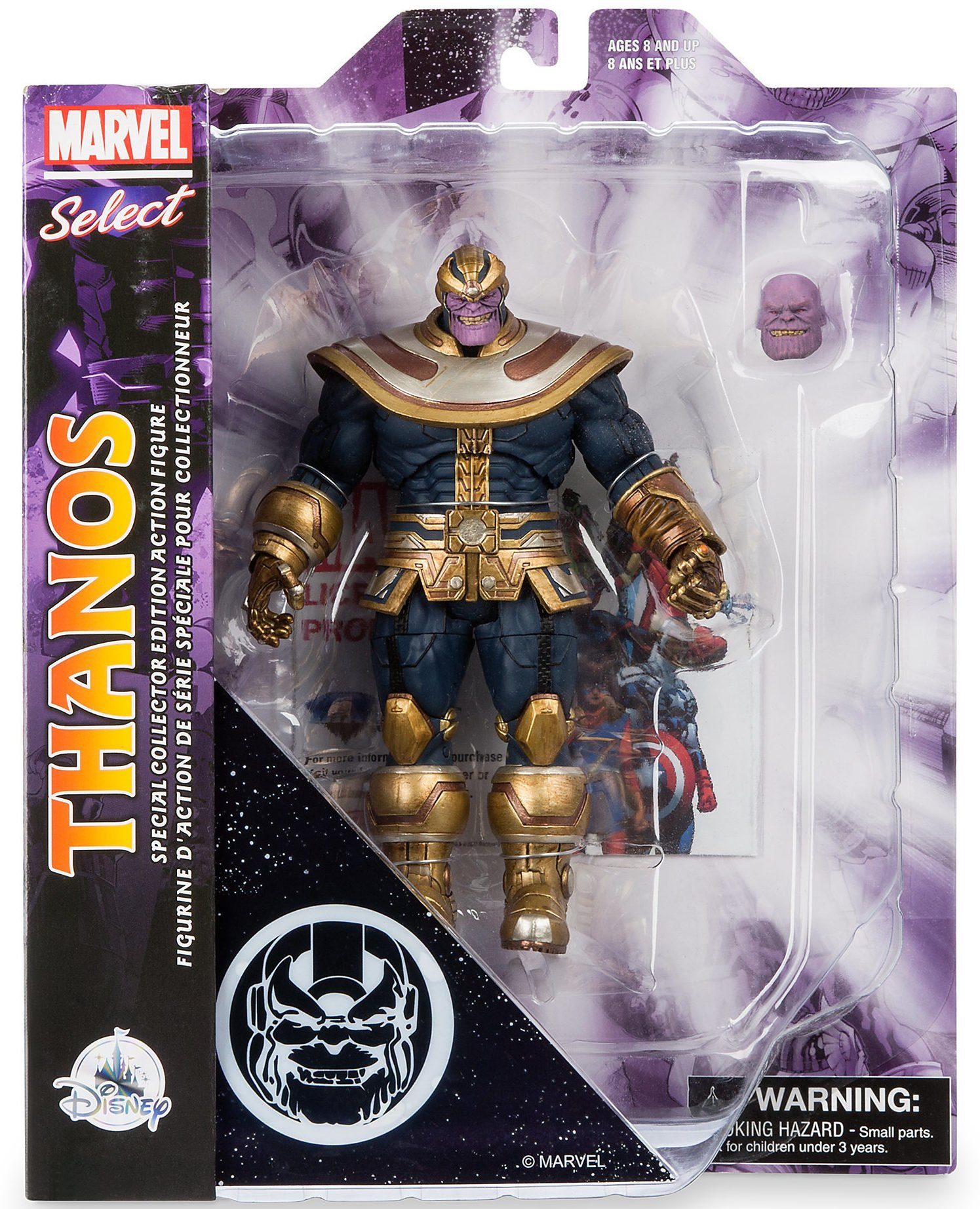 Diamond Select Toys Actionfigur MARVEL SELECT THANOS DISNEY EXCLUSIVE ACTIONFIGUR