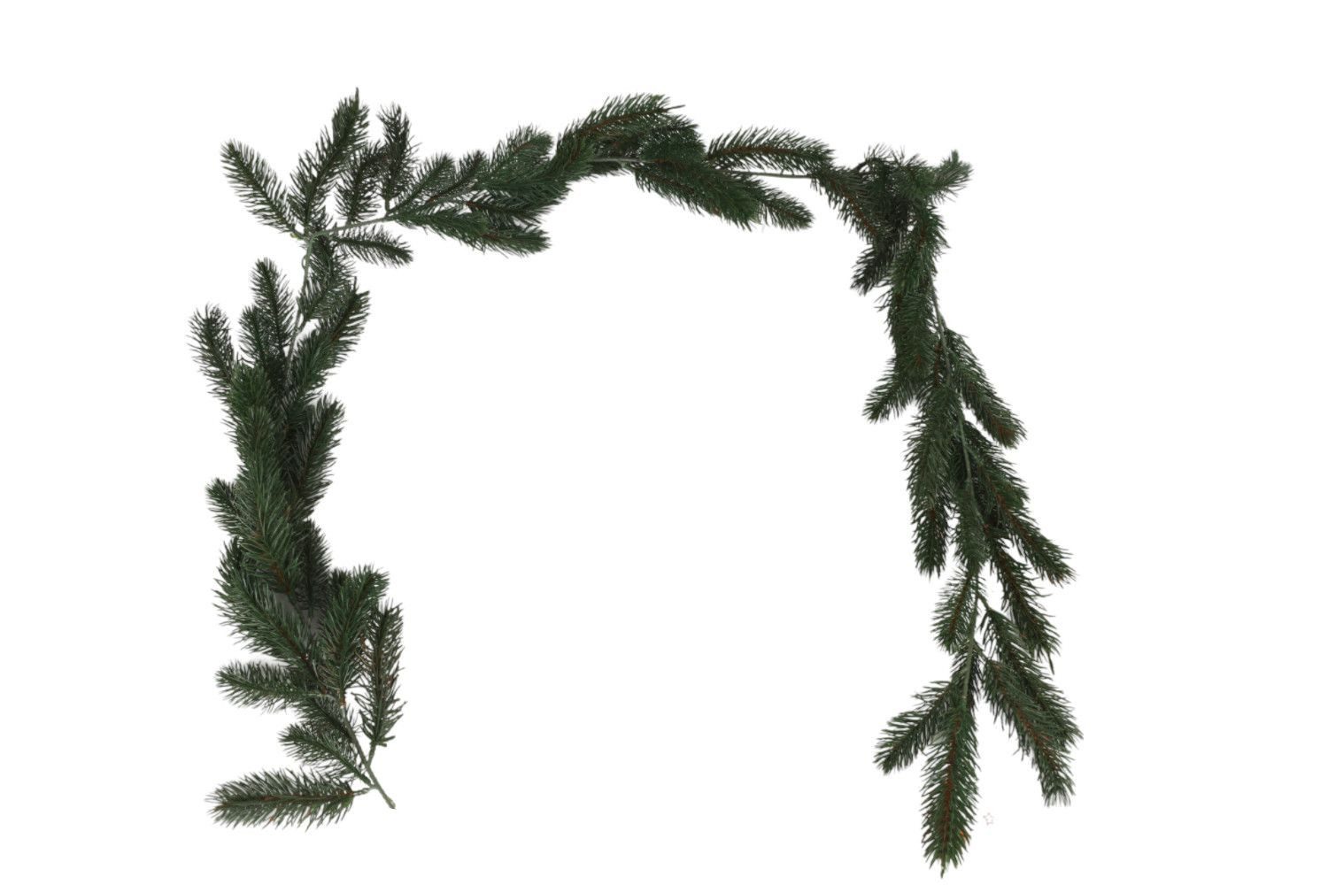 BURI Christbaumschmuck Künstliche Tannengirlande Weihnachtsgirlande 1,8m Weihnachtstürdeko