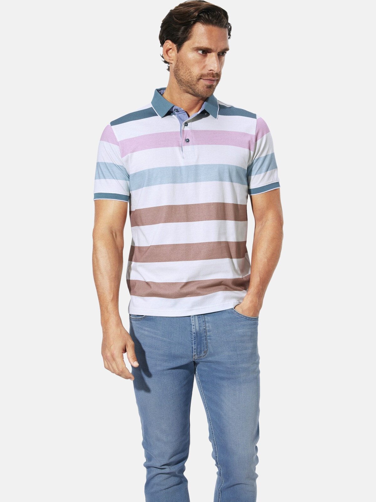 Babista Poloshirt ALRIN mit Streifenmuster