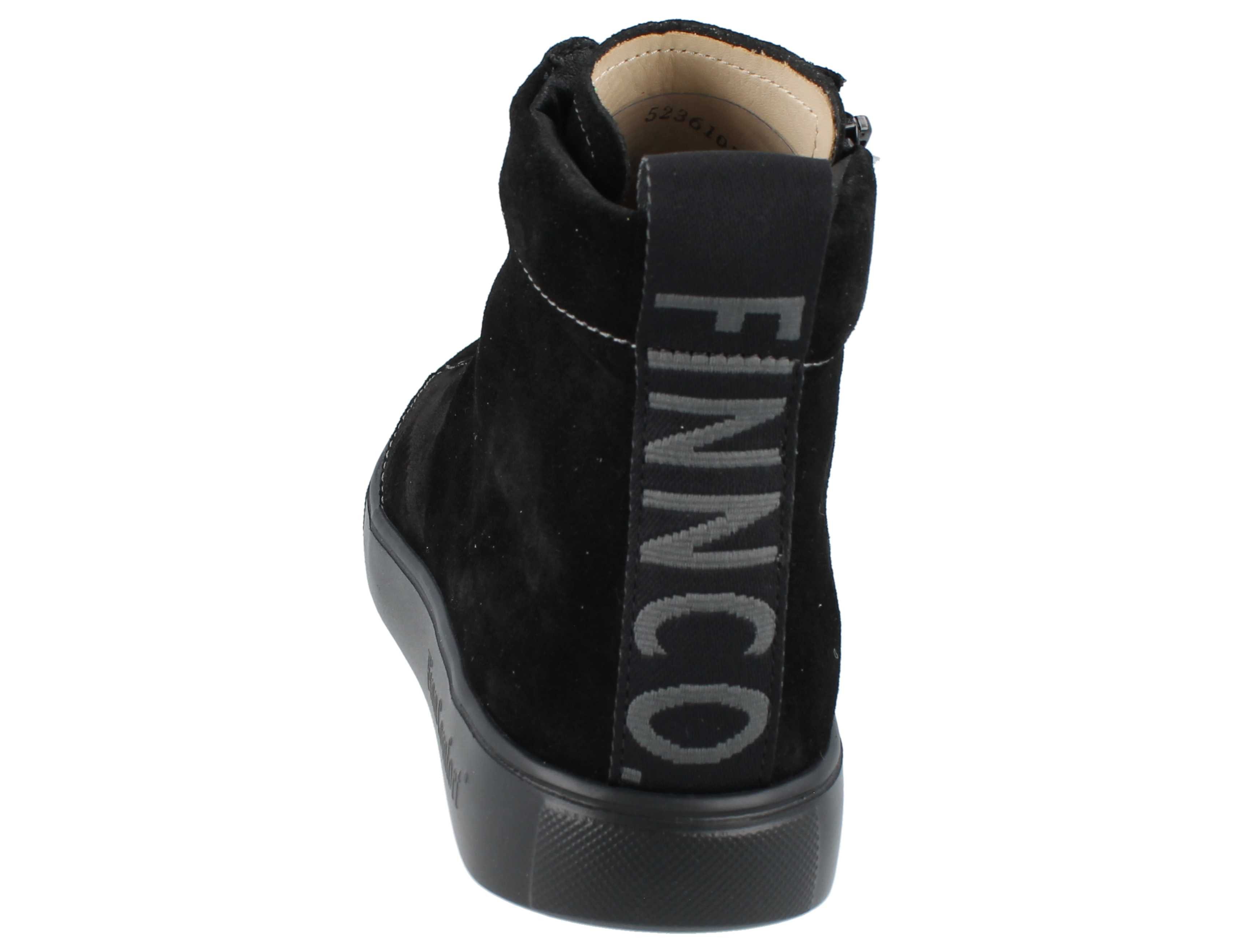 Finn Comfort FINN COMFORT FINNCO Pisco Damen Schnürschuhe knöchelhoch schwarz Stiefel Wechselfußbett