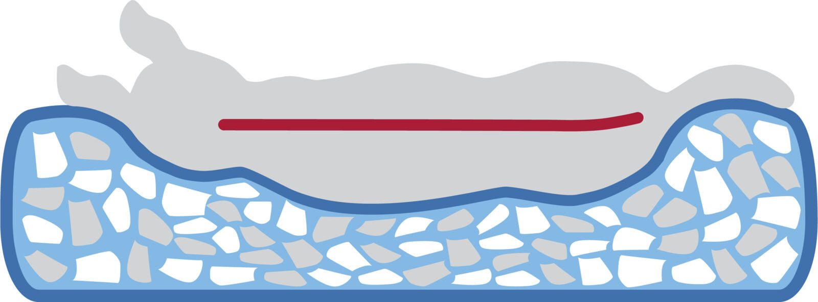 TRIXIE Tierhöhle Vital Höhle Noah - hellgrau - 45 × 40 × 43 cm