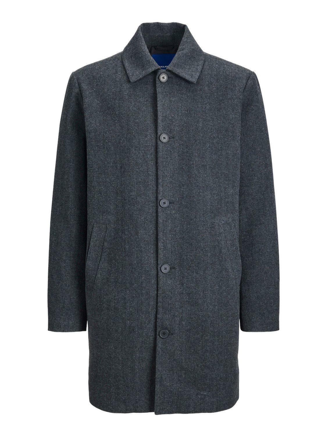 Jack & Jones Langmantel Herren Mantel Lang Jacke JORTOBY CHECK MAC COAT LN