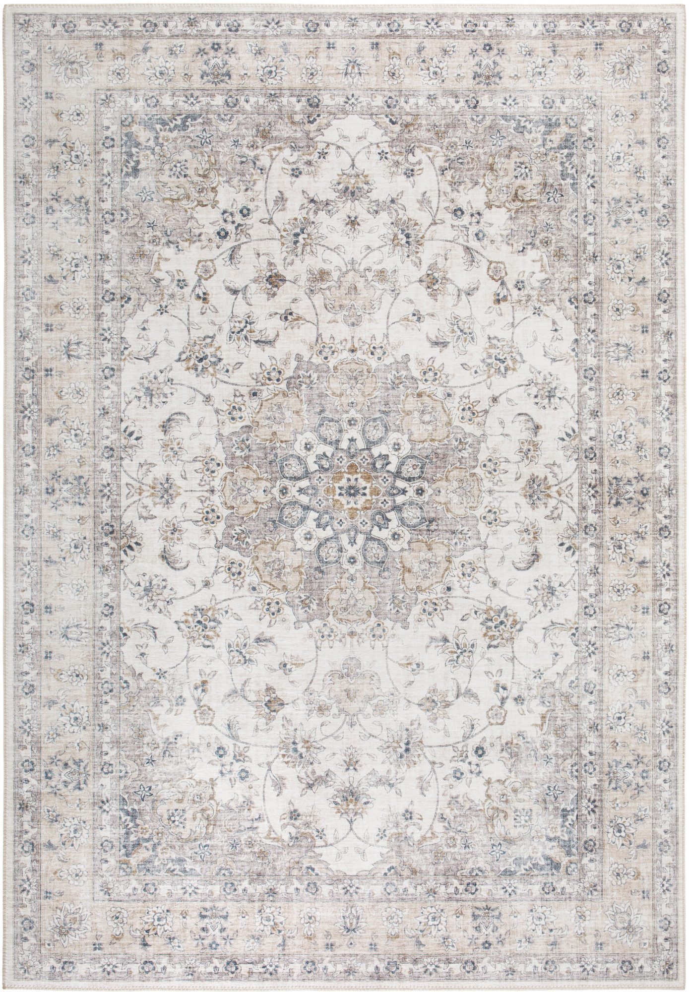 LUXOR living Teppich Prima 3, rechteckig, Höhe: 7 mm, Kurzflor, Orient-Optik, Vintage Design, auch als Läufer erhältlich