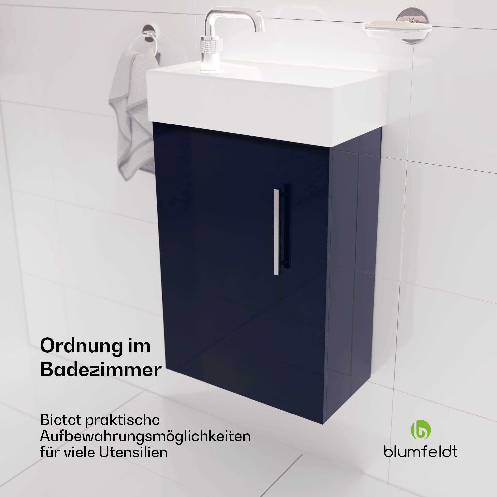 blumfeldt Waschtisch Johnstone Waschtisch Badezimmerschrank Badschrank, günstig online kaufen