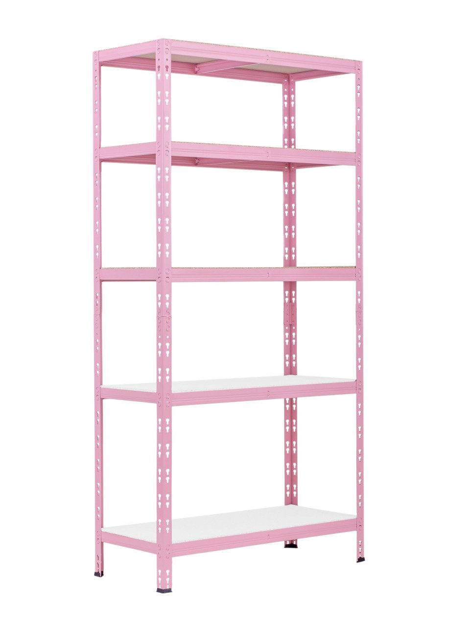 Trend Line Schwerlastregal Schwerlastregal Stahl 180 x 90 x 40 cm 5 Holzböden