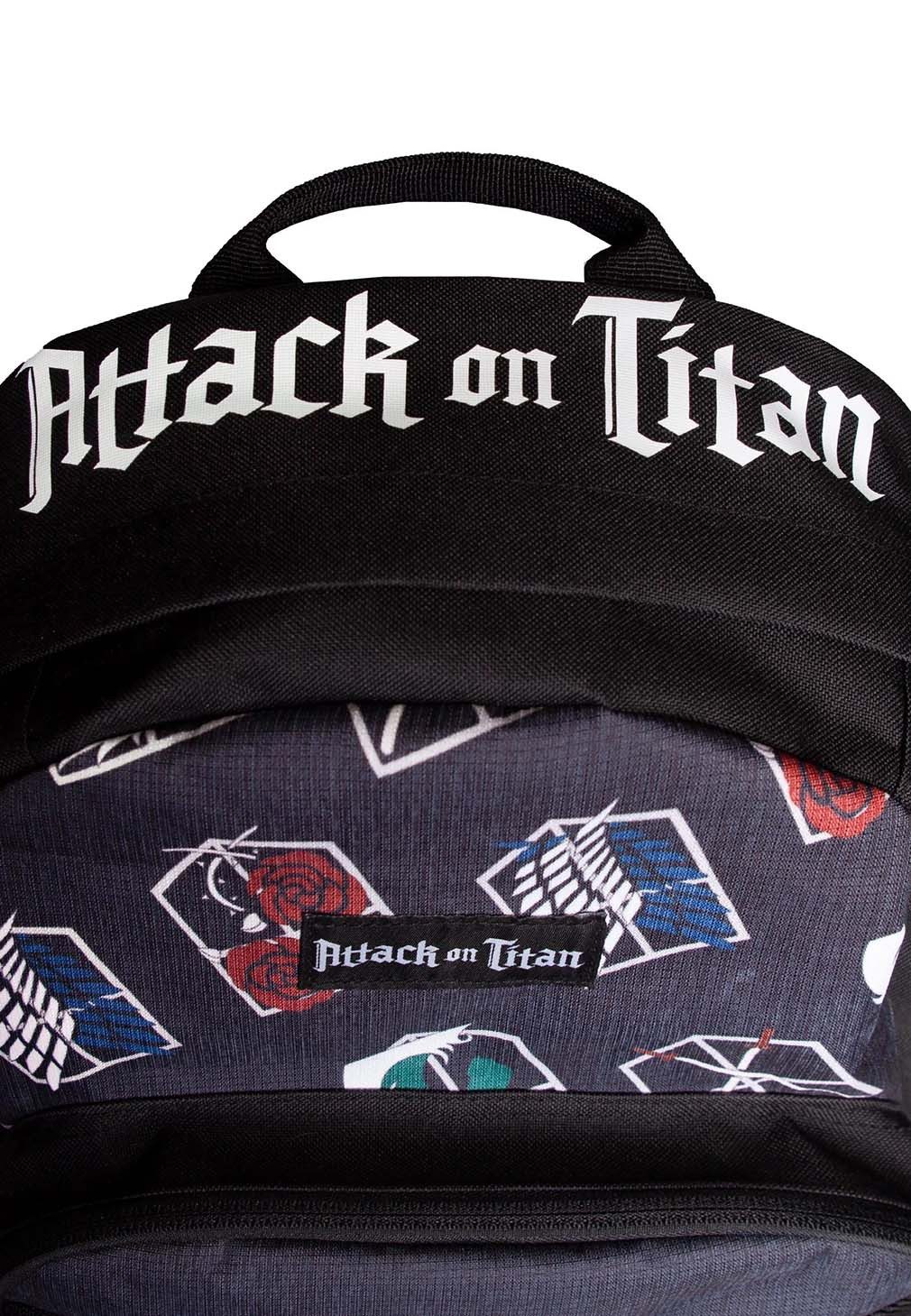 Attack on Titan Rucksack Crests, Scouting Legion Guards Trainees Police Anime