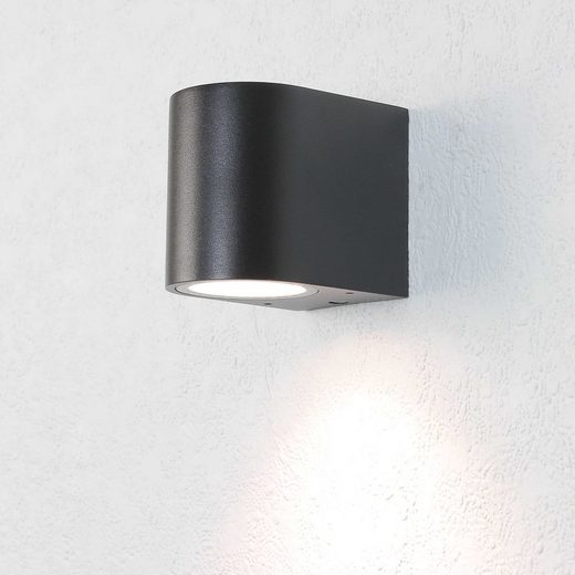 Licht-Erlebnisse Außen-Wandleuchte »AALBORG«, Außenwandlampe Down