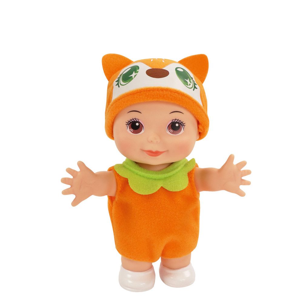 Besttoy Babypuppe Besttoy - Babypuppe Luisa - mit Fuchsmütze- ca. 14 cm