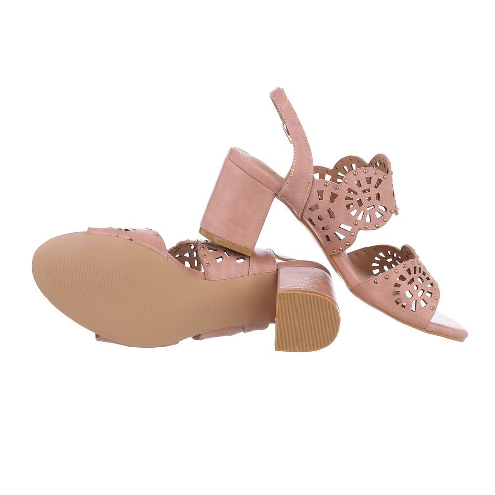 Ital-Design Damen Freizeit Sandalette Blockabsatz Sandalen günstig online kaufen