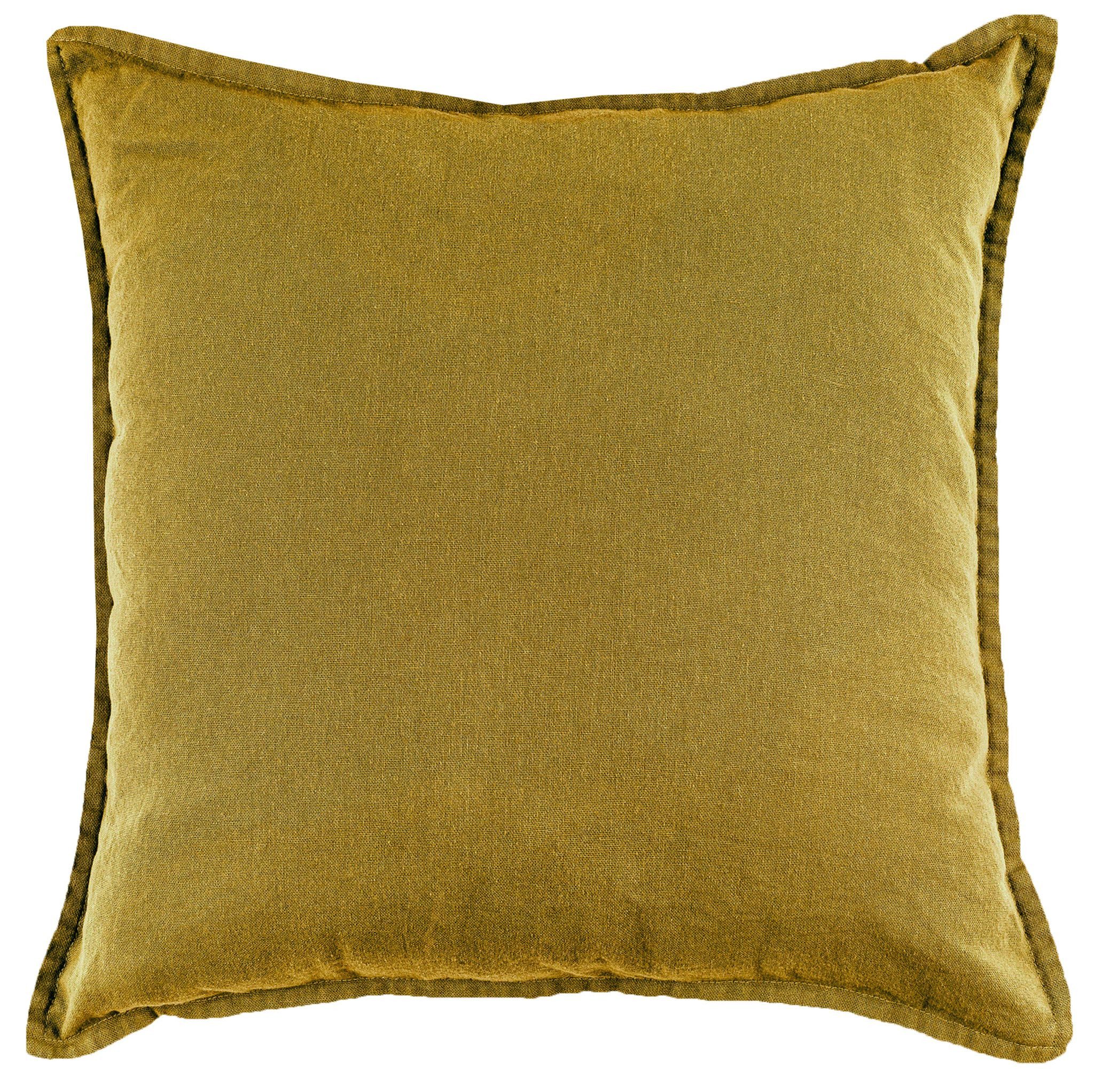 JACK Декоративные подушки 45x45cm Подушки Baumwolle inkl. Füllung Leinenoptik Mistral, große Auswahl, Uni, Bunt, kuschelig weiche Qualität