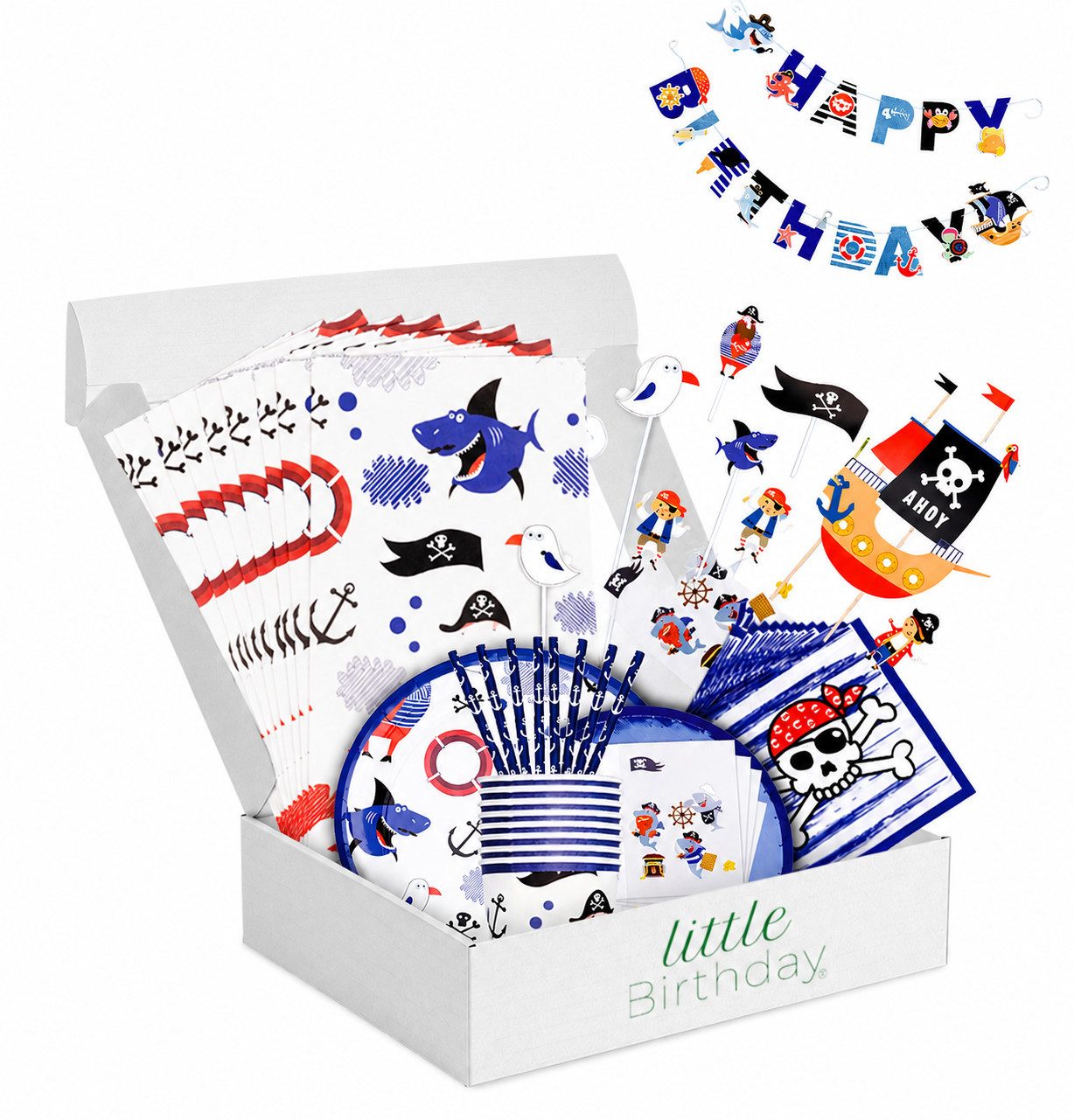 little Birthday Papierdekoration Party Set für Geburtstag oder Party