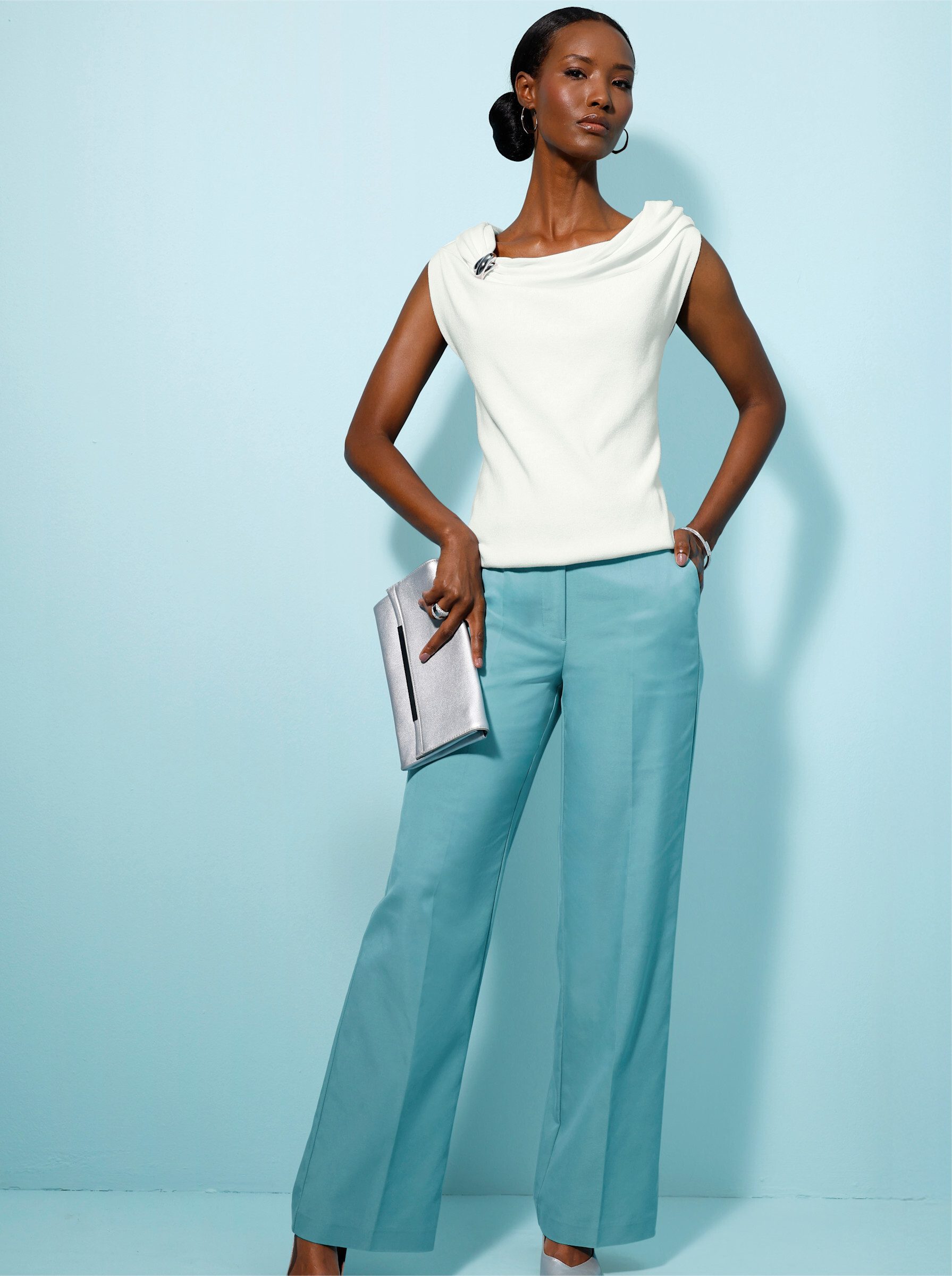 creation L Pullunder Pullunder Ärmellos Feinstrick