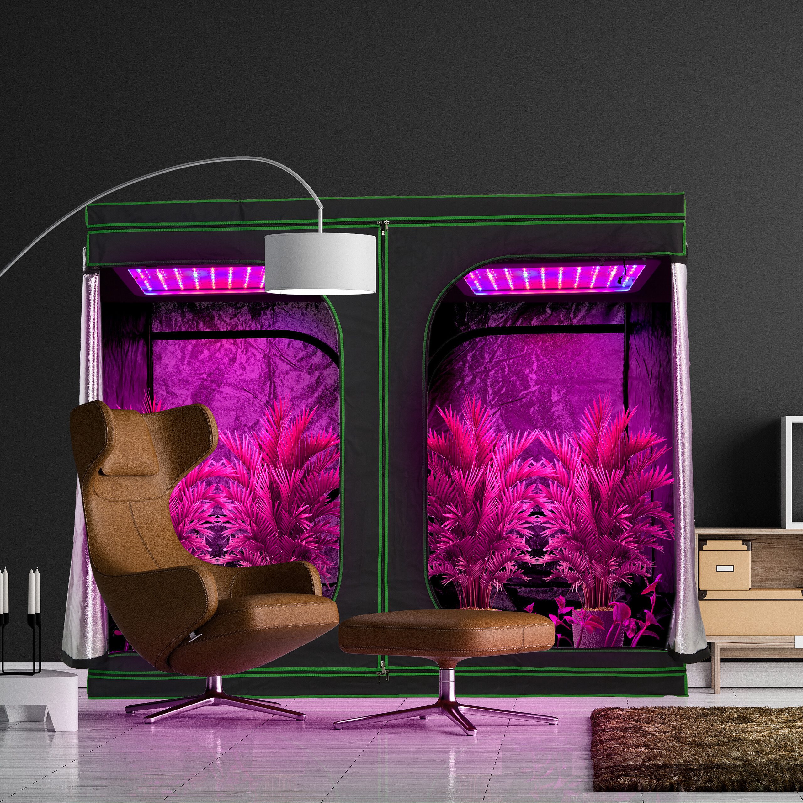 relaxdays Gewächshaus Growzelt für innen, 40 günstig online kaufen