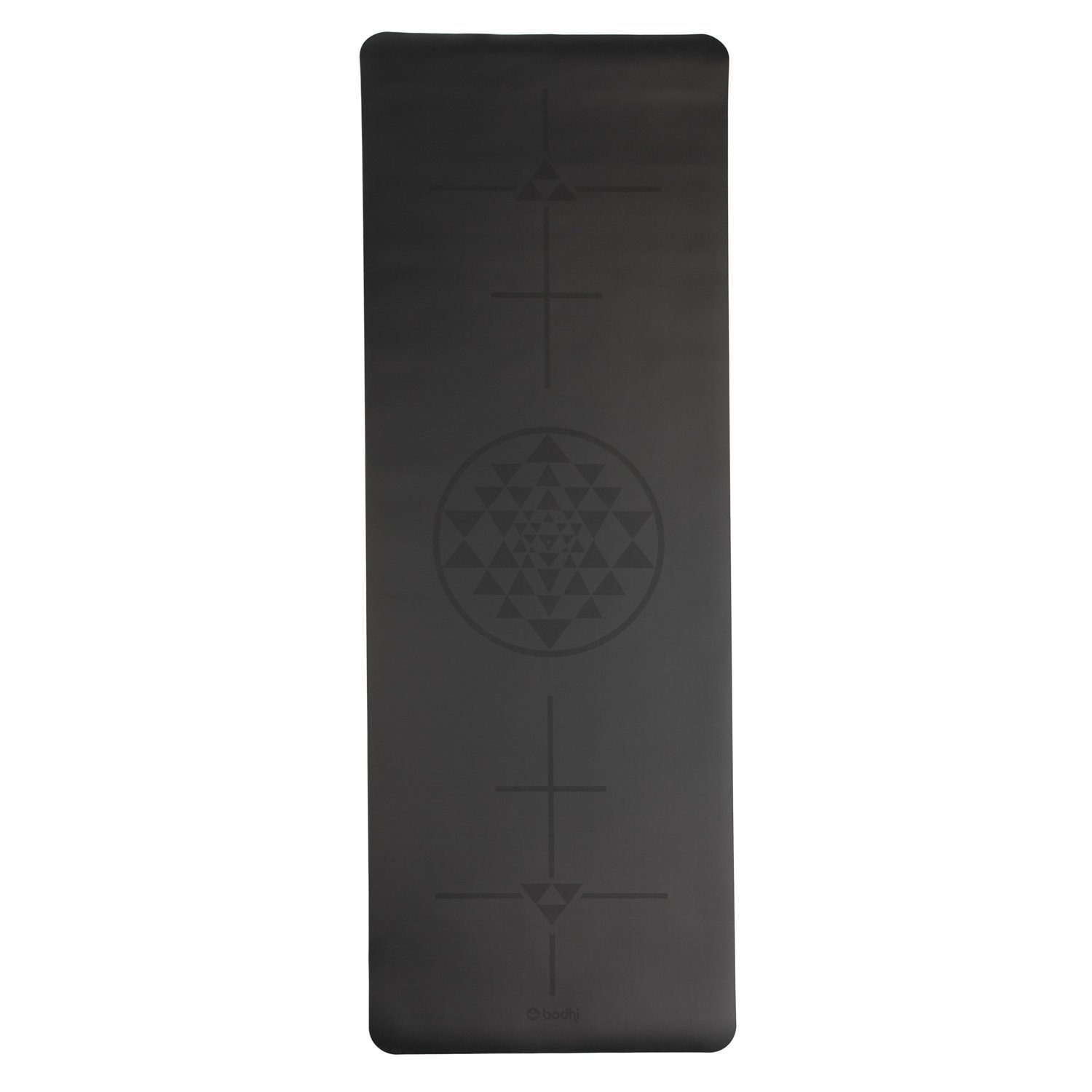 Yogamatte Design Yogamatte PHOENIX Mat, schwarz mit Alignment-Yantra
