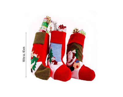 - Nikolausstiefel »Weihnachtsdeko Nikolaus Stiefel Socken 3er-Set«