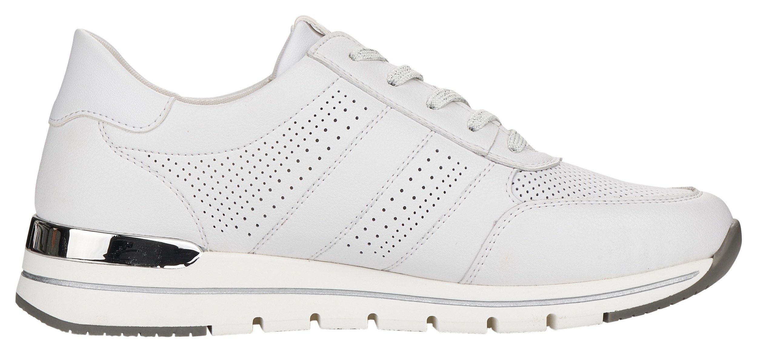 Remonte Keilsneaker mit seitlichem Reißverschluss, Freizeitschuh, Halbschuh, Schnürschuh