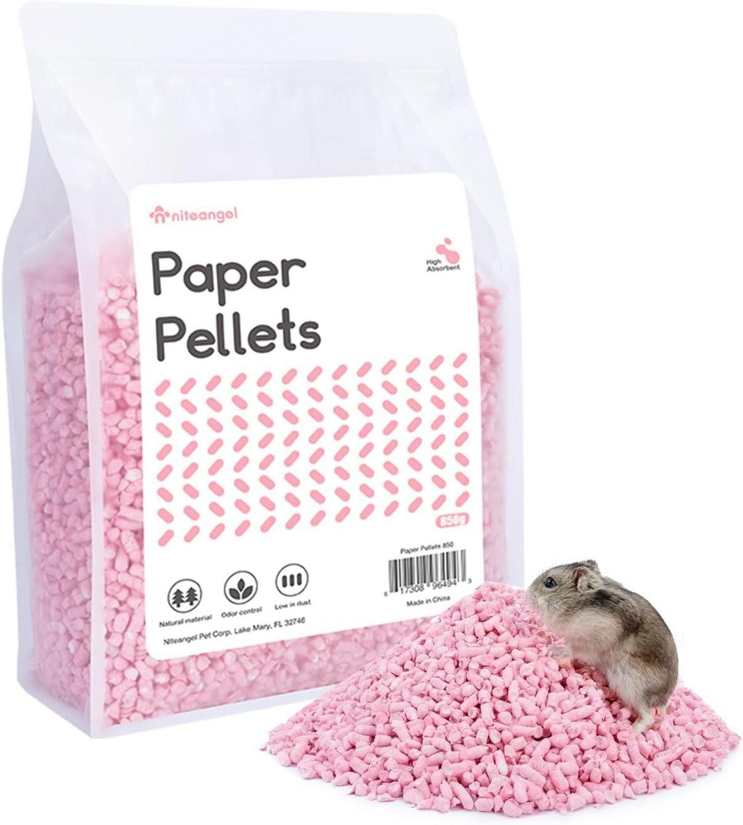 Kleintierkäfig Hamster-Papierpellets für syrische Zwerghamster und mehr