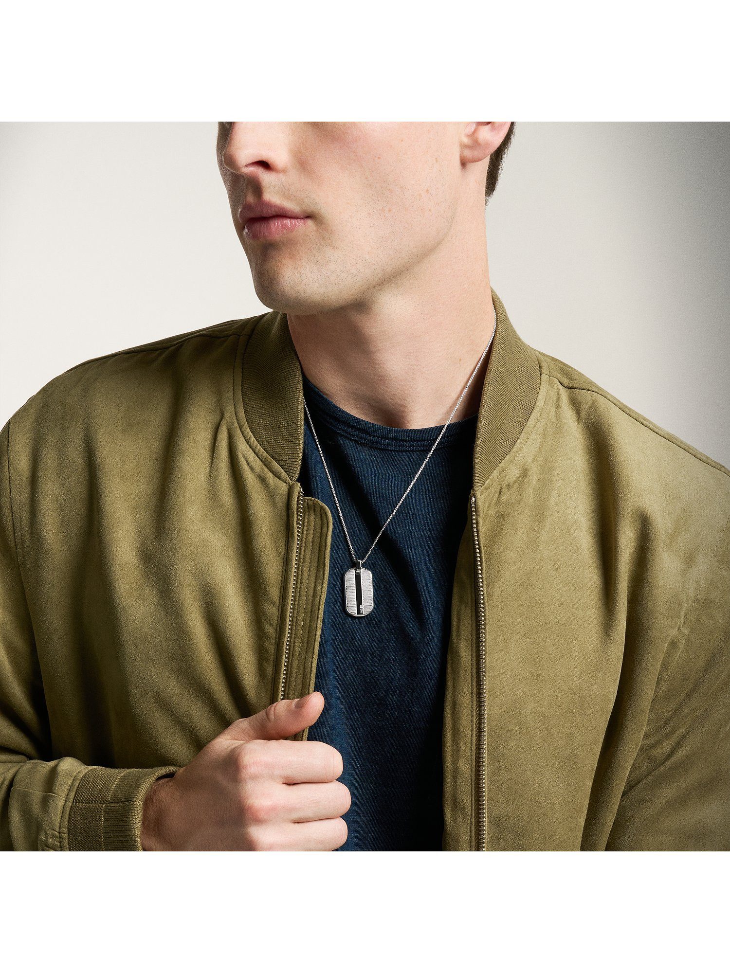 Fossil Collier Fossil Herren-Kette Edels...