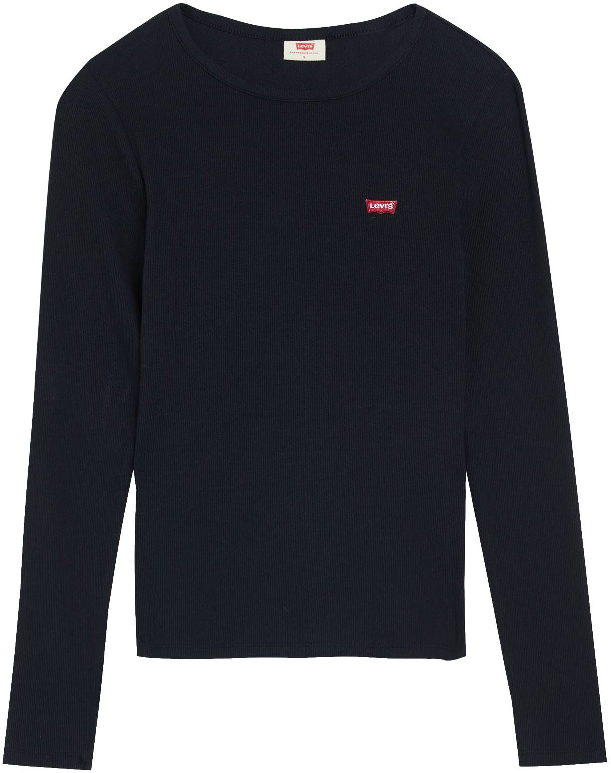 Levi's® Langarmshirt HAYES LS TEE in Ripp-Optik