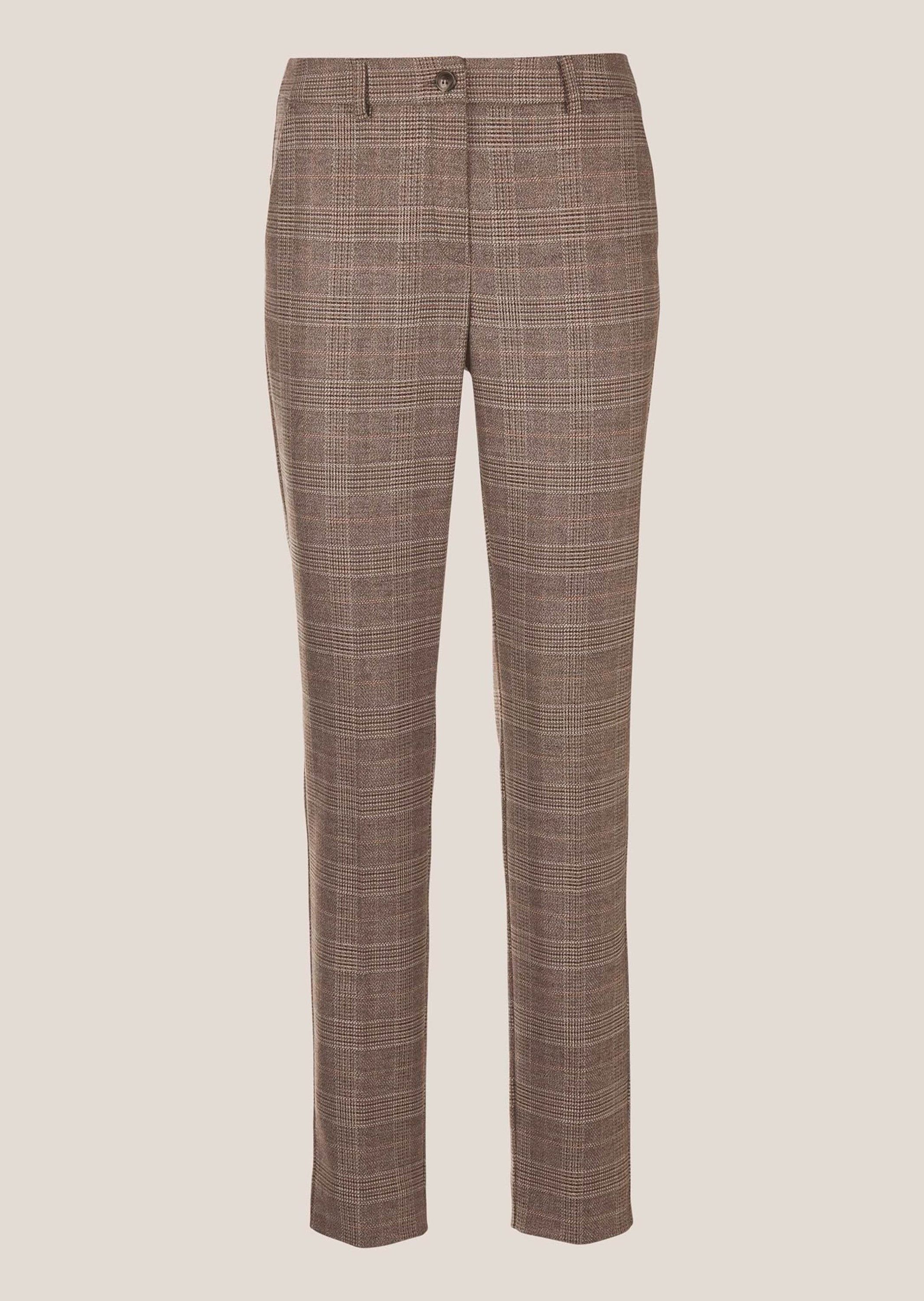 Stoffhose Glencheck-Hose mit Stretch