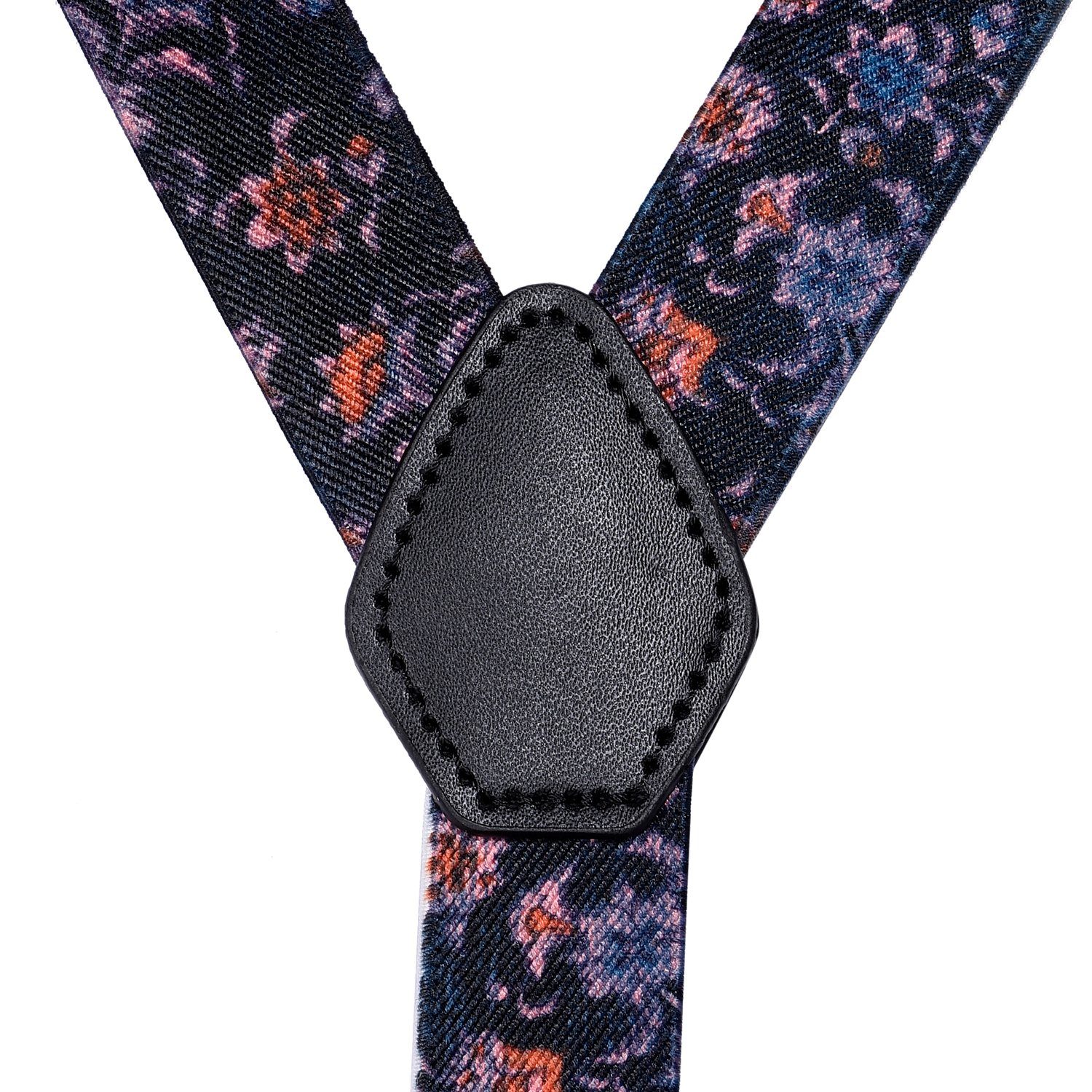 DonDon Hosenträger DonDon® Herren Hosenträger schmal 2,5 cm 3 Clips in Y-Form elastisch (1-St) Y-Form, verstellbar mit Clipverschluß, elastisch, schmal 2.5 cm