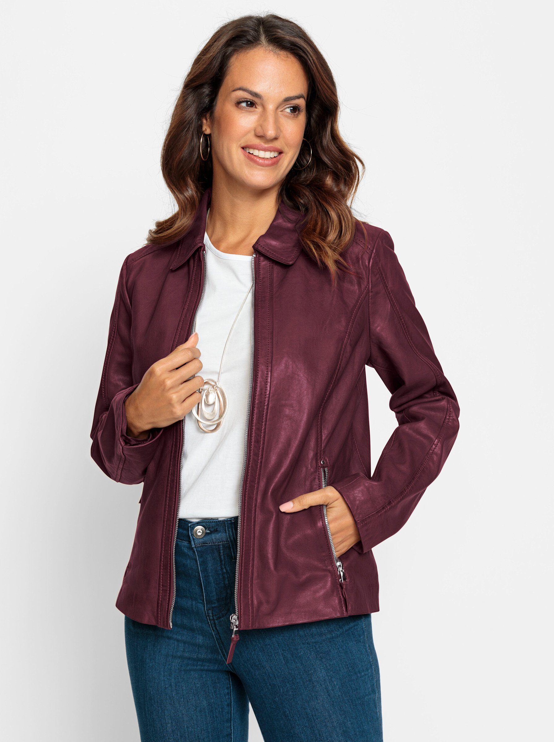 Mainpol Allwetterjacke bordeaux