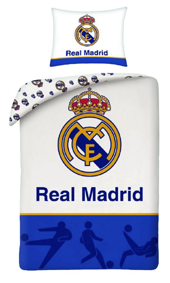 Real Madrid Bettwäsche Real Madrid Fußball Bettwäsche 140 x 200 cm