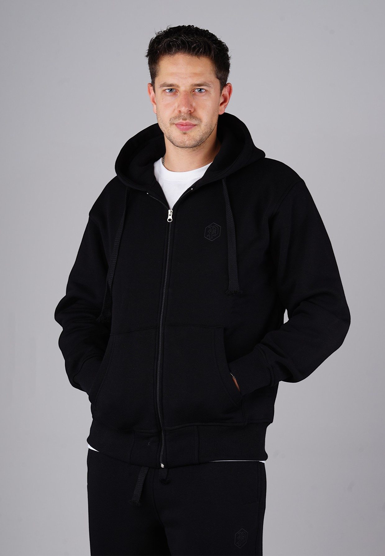 PICALDI Jeans Sweatjacke Zip Hoodie Hustle mit Kapuze günstig online kaufen