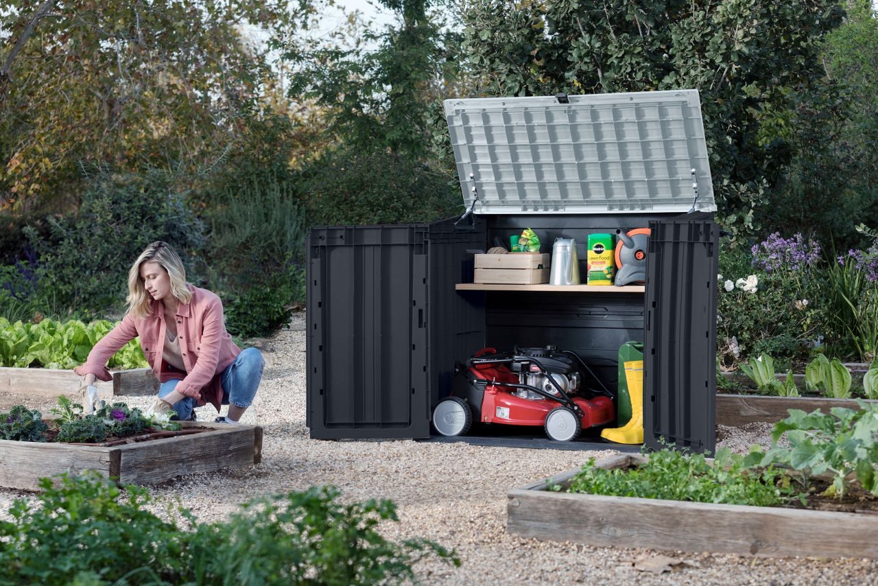 Keter Gartenbox Keter Aufbewahrungsbox Store It Out PRIME, Schachtel Garten