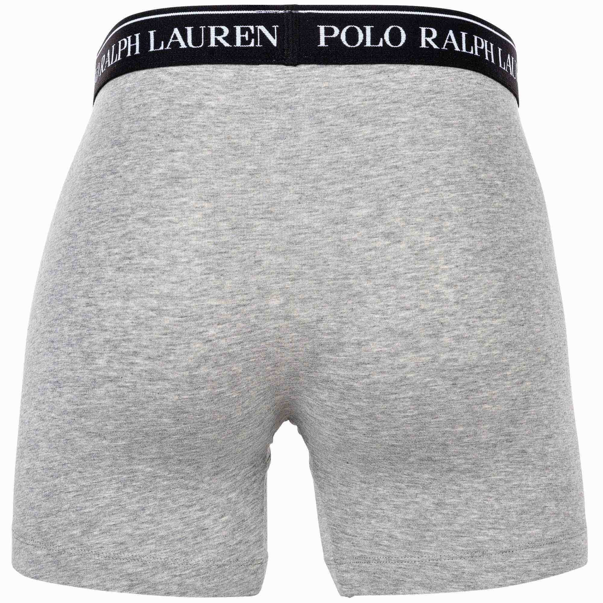 Pack Boxer Schwarz/Weiß/Grau - Herren BOXER Ralph 3 Polo 3er Shorts, Boxer Lauren BRIEF -