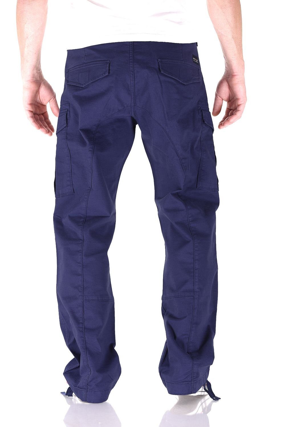 Jeans Seven Hose Seven (Navy Big Blue) Brian Fit Herren Cargojeans Big Blau Comfort Hose Cargo