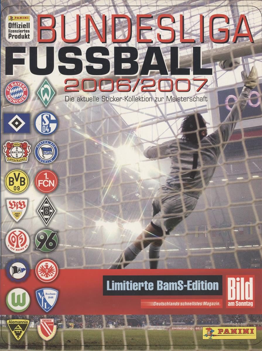 Bücher-Adventskalender Panini Sticker Bundesliga 06/07 - Album - SOFORT LIEFERBAR