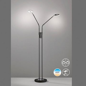 FISCHER & HONSEL LED Stehlampe Dent, Dimmfunktion, LED fest integriert, Farbwechsler