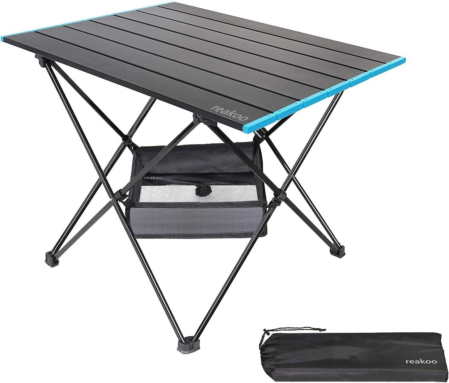 Klapptisch Campingtisch Klappbar mit Aluminium-Tischplatte, Ultraleicht, kompakt