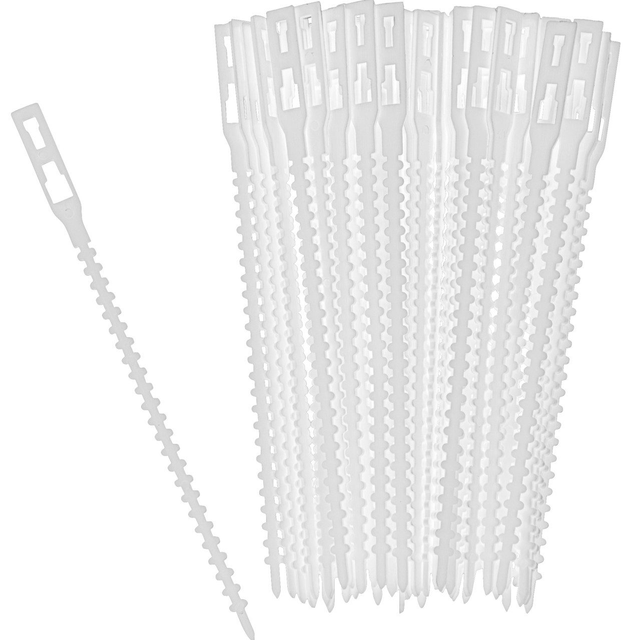 Windhager Bindedraht Windhager Universalbinder transparent, 20 Stück