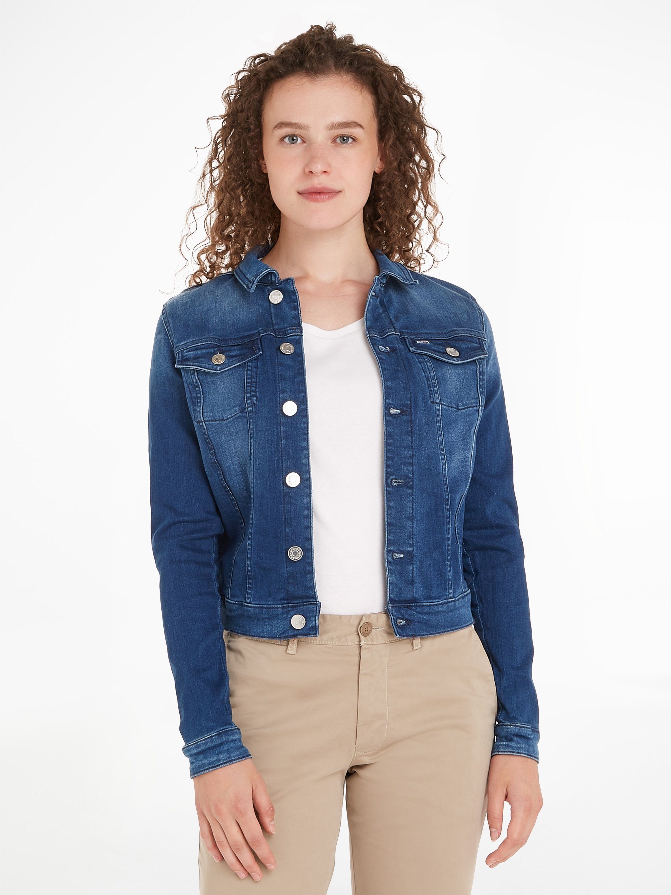 Tommy Jeans Jeansjacke VIVIANNE SLIM TRUCKER günstig online kaufen