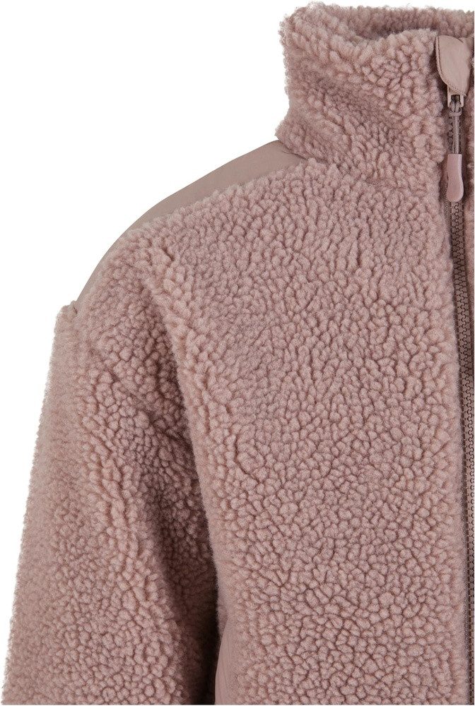 URBAN CLASSICS Wolljacke Girls Sherpa Mix Jacket – Bild 4 von 5