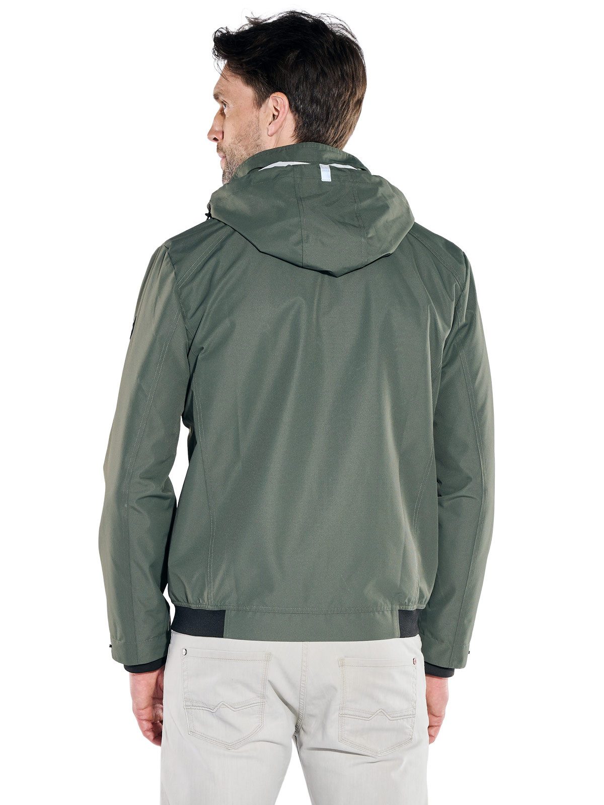 Engbers Kurzjacke Herren Leichte Funktionsjacke mit Bündchen, Oliv