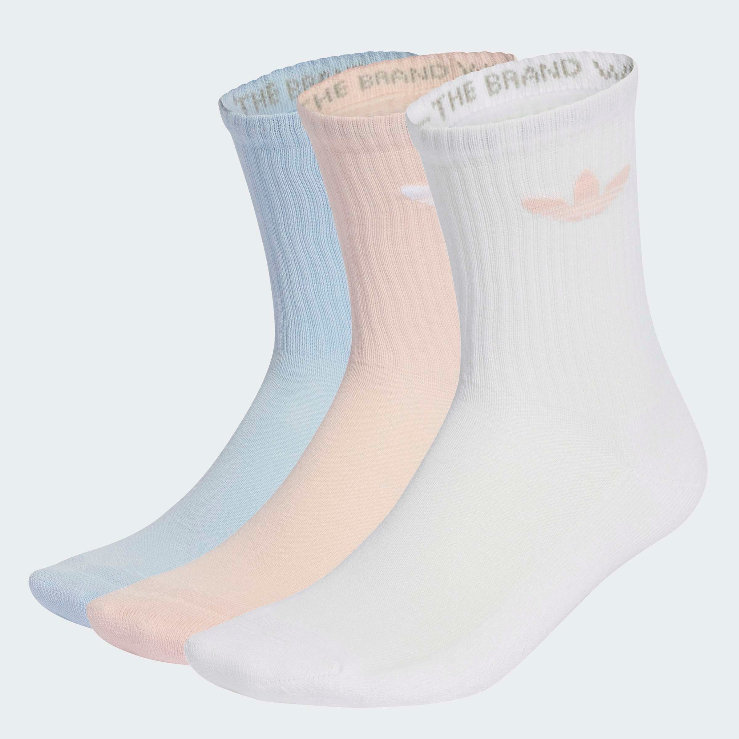 adidas Originals Sportsocken TREFOIL CUSHION CREW SOCKEN, 3 PAAR (3-Paar) für Erwachsene, 3er-Pack, mit Logodruck, wadenlang. Reduzierter Preis € 12,99. Unverbindliche Preisempfehlung € 15,00