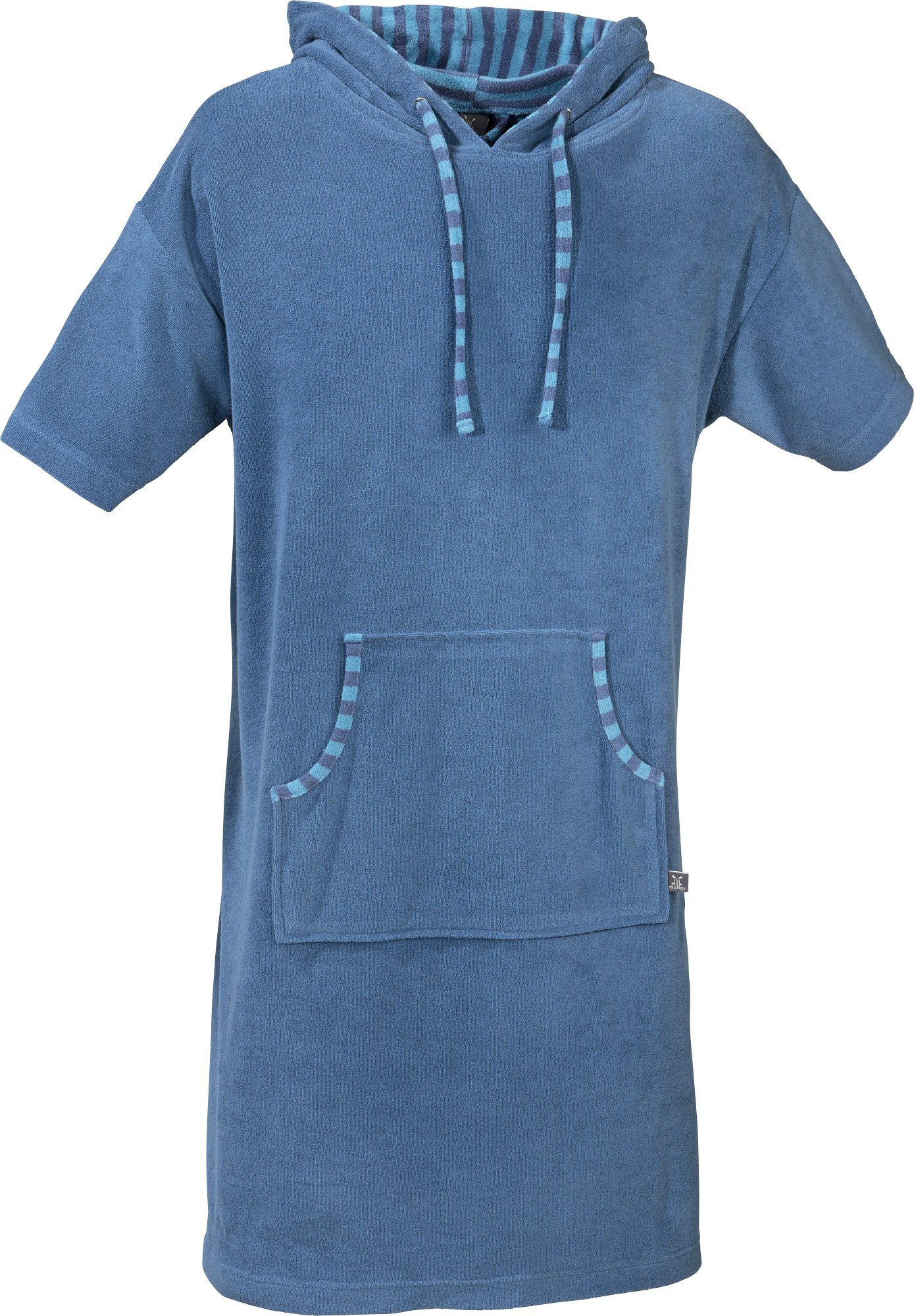 Erwin Müller Bademantel Unisex-Poncho mit Kapuze, Kurzform, Leichtfrottier, günstig online kaufen