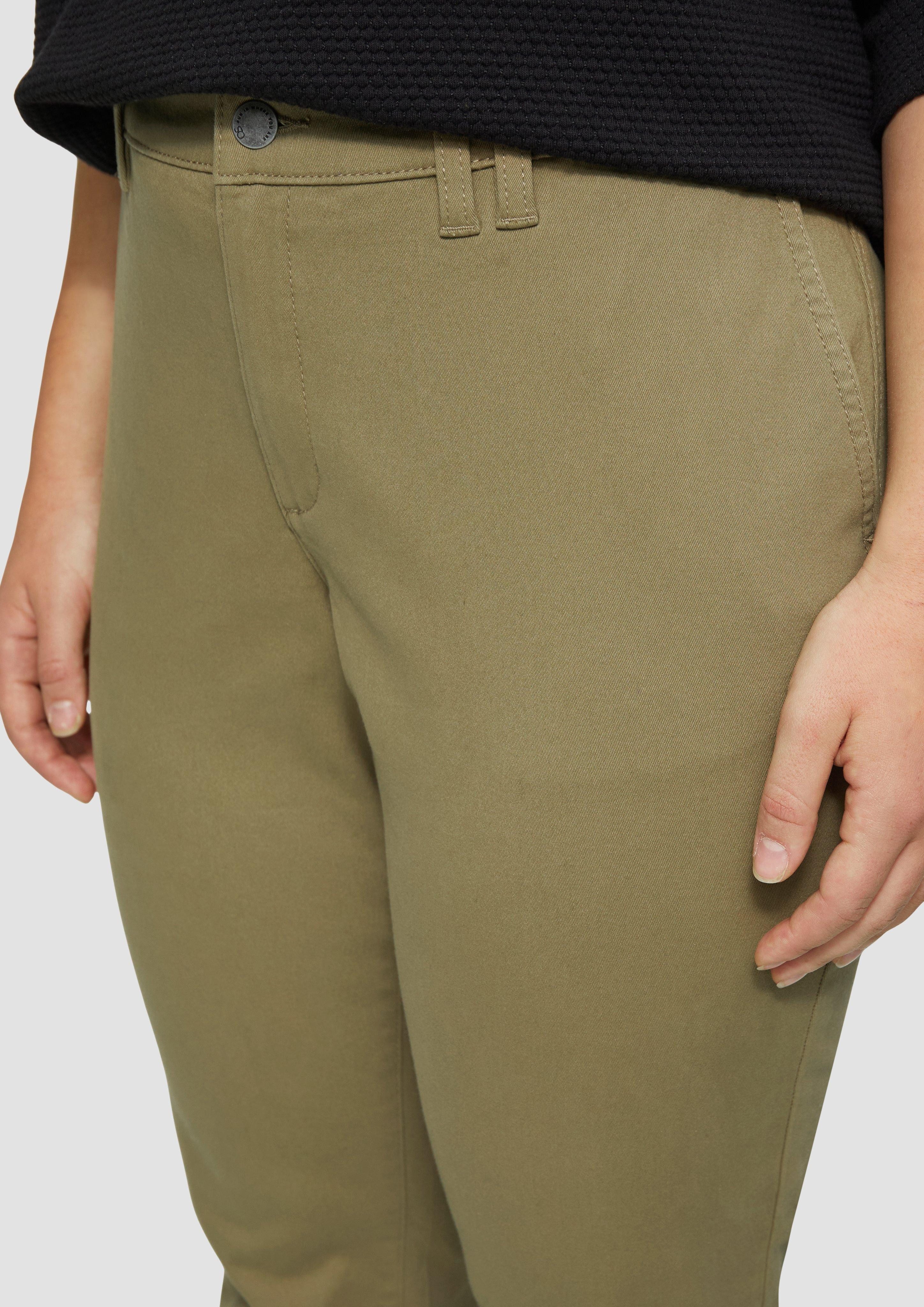 QS Stoffhose Chino aus Baumwollstretch günstig online kaufen