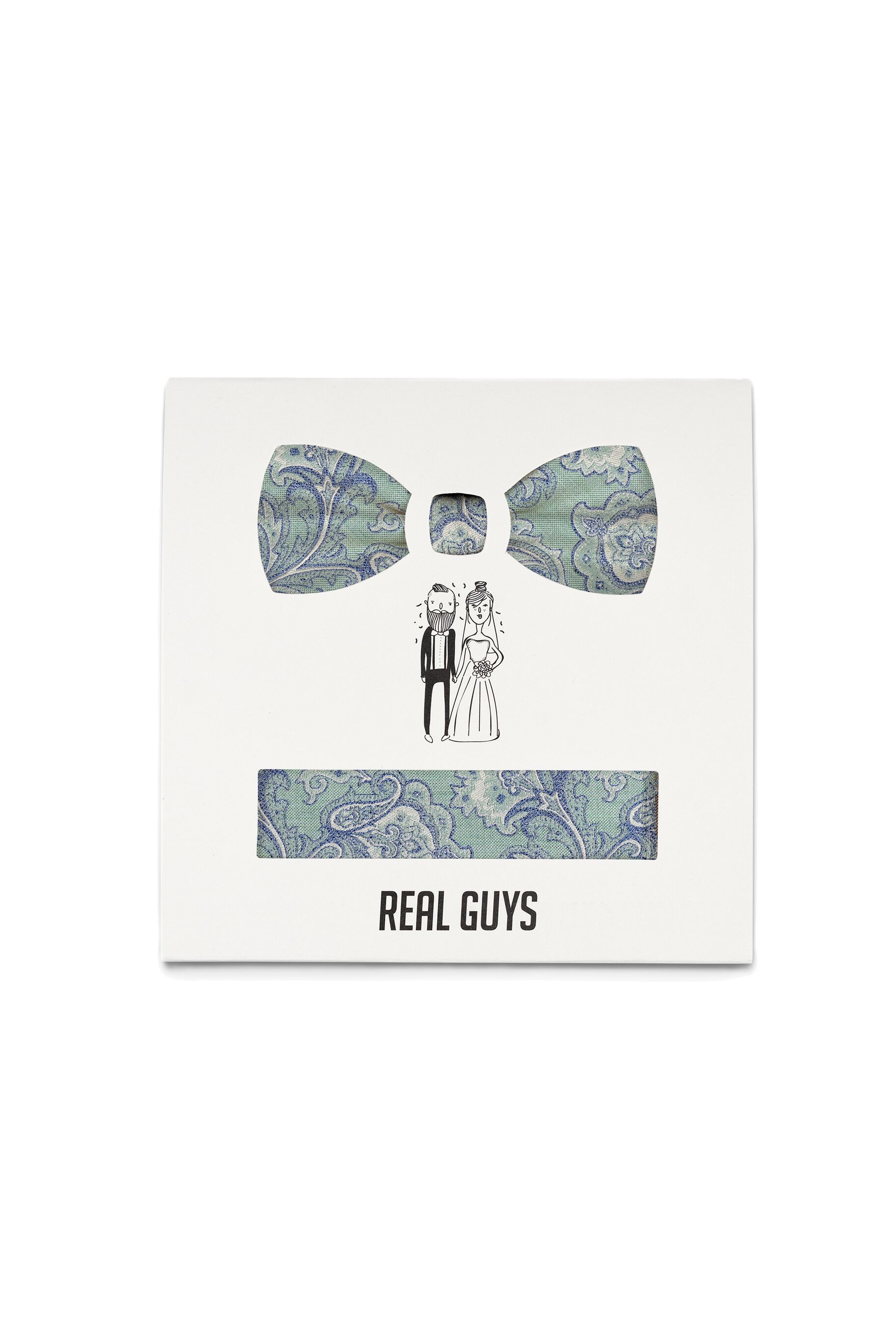 REAL GUYS by J.PLOENES Fliege 5827FSET (2-St) Set bestehend aus Fliege und Einstecktuch